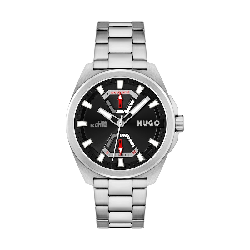 HUGO #EXPOSE Men's Stainless Steel Bracelet Watch