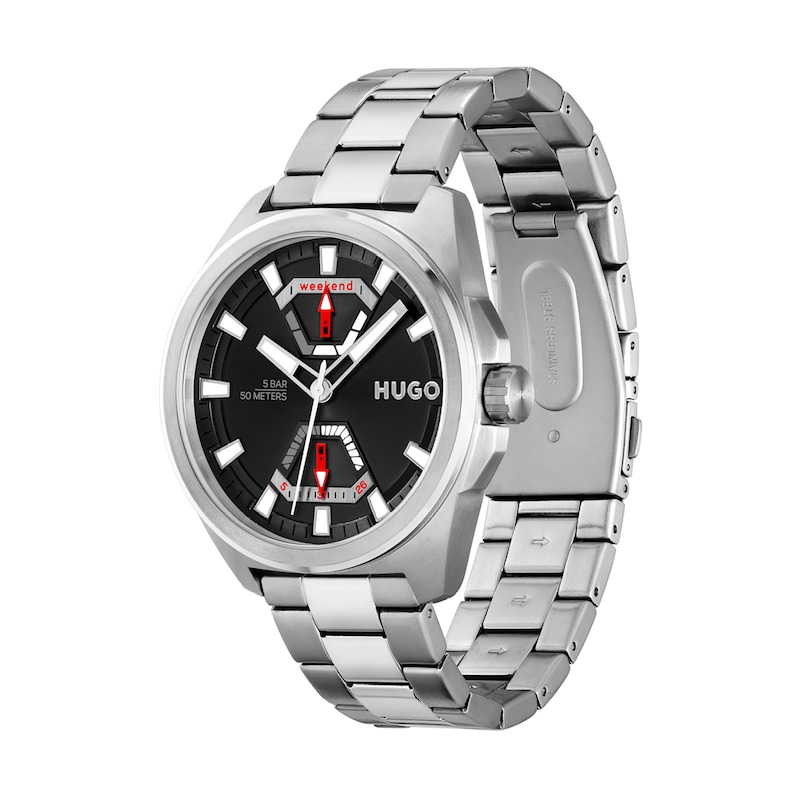 HUGO #EXPOSE Men's Stainless Steel Bracelet Watch