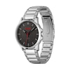 Thumbnail Image 1 of HUGO #FIRST Men's Black Dial Stainless Steel Bracelet Watch