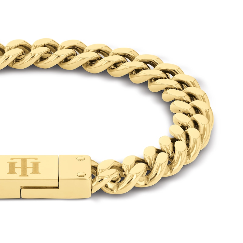 Tommy Hilfiger Yellow Gold Tone Chunky Chain Bracelet
