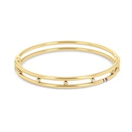 Tommy Hilfiger Yellow Gold Tone Crystal Bracelet