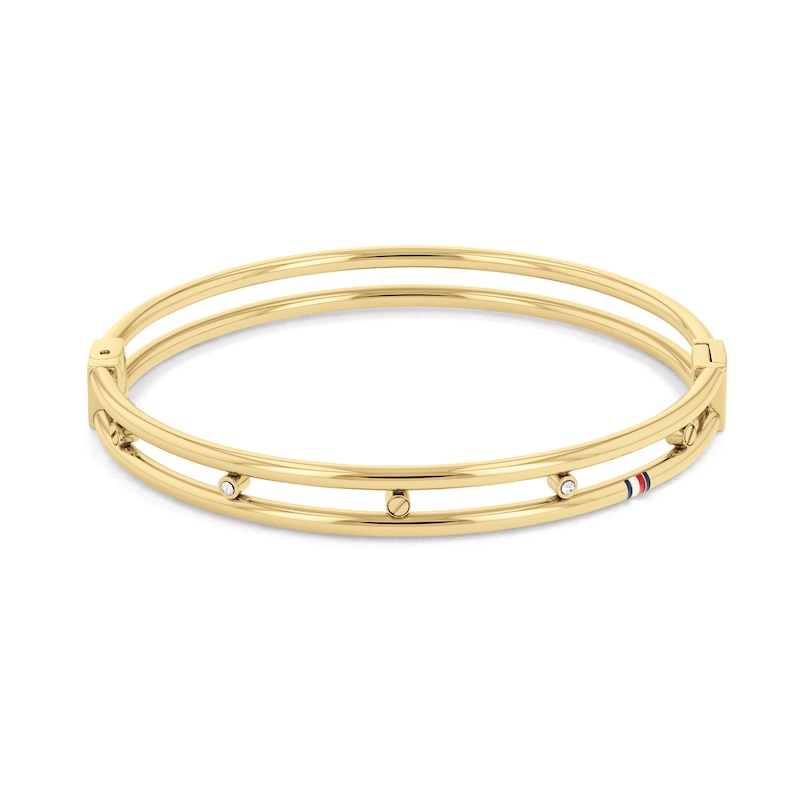 Main Image 1 of Tommy Hilfiger Yellow Gold Tone Crystal Bracelet