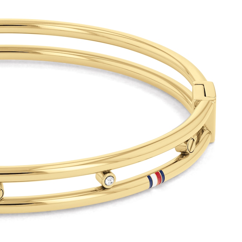 Main Image 2 of Tommy Hilfiger Yellow Gold Tone Crystal Bracelet