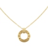 Thumbnail Image 1 of Tommy Hilfiger Yellow Gold Tone Circle Pendant