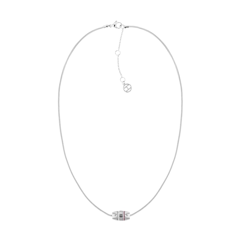 Main Image 1 of Tommy Hilfiger Stainless Steel Snake Chain Crystal Necklace