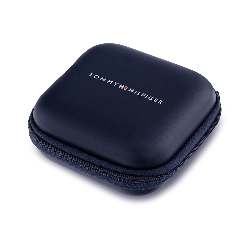 Main Image 3 of Tommy Hilfiger Men's Black Leather Bracelet