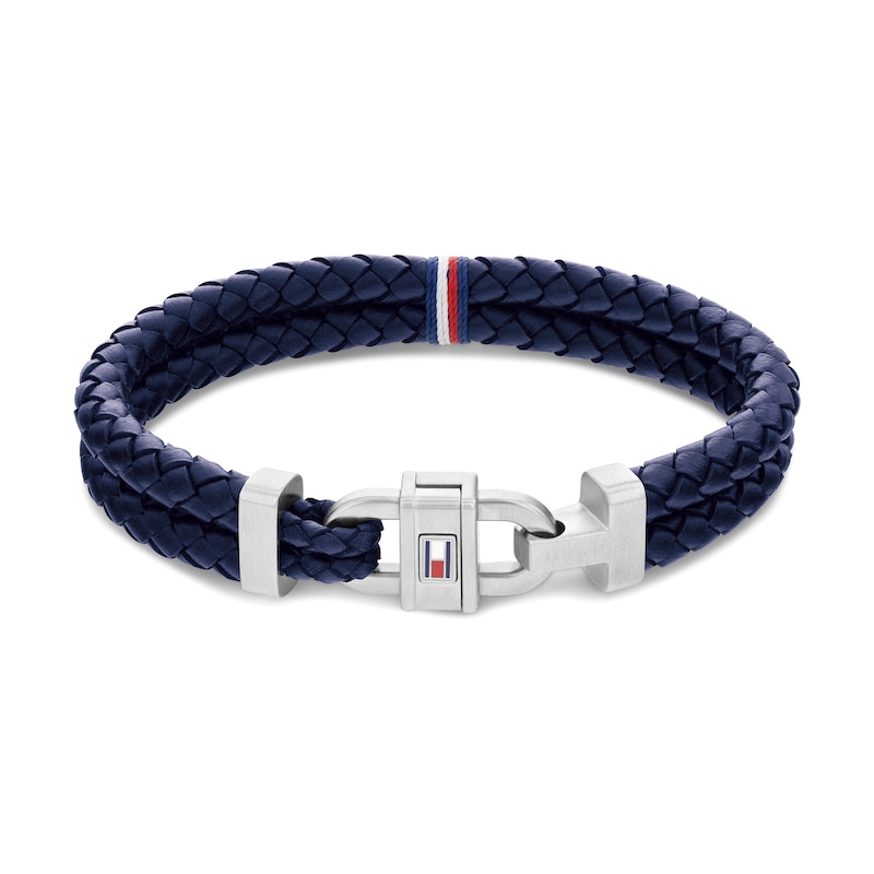 Tommy Hilfiger Men's Blue Leather Bracelet