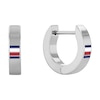 Thumbnail Image 1 of Tommy Hilfiger Men's Stainless Steel Logo Hoops