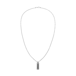 Tommy Hilfiger Screws Men's Stainless Steel Tag Necklace
