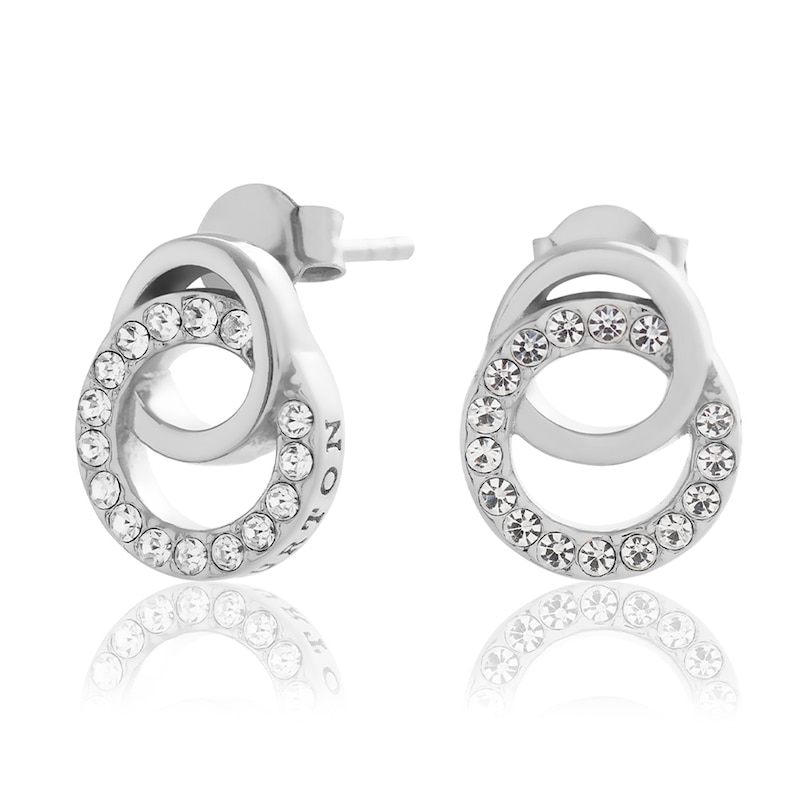 Main Image 1 of Olivia Burton Classic Interlink Sterling Silver Stud Earrings