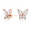 Thumbnail Image 0 of Olivia Burton Sparkle Butterfly Rose Gold Tone Stud Earrings