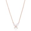 Thumbnail Image 1 of Olivia Burton Sparkle Butterfly Rose Gold Tone Necklace
