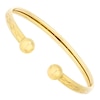 Thumbnail Image 0 of 9ct Gold Patterned Hollow Torque Bangle