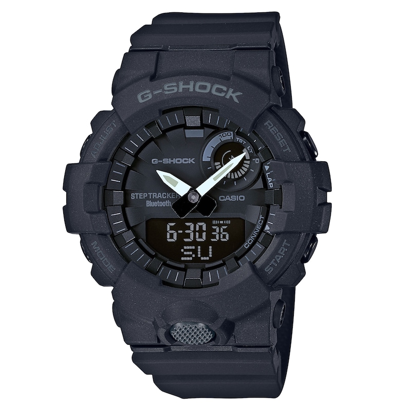 G-Shock GBA-800-1AER Men's Bluetooth Step Tracker Black Resin Strap Watch