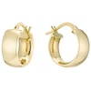 Thumbnail Image 1 of 9ct Yellow Gold 10mm Hoop Wide Earrings