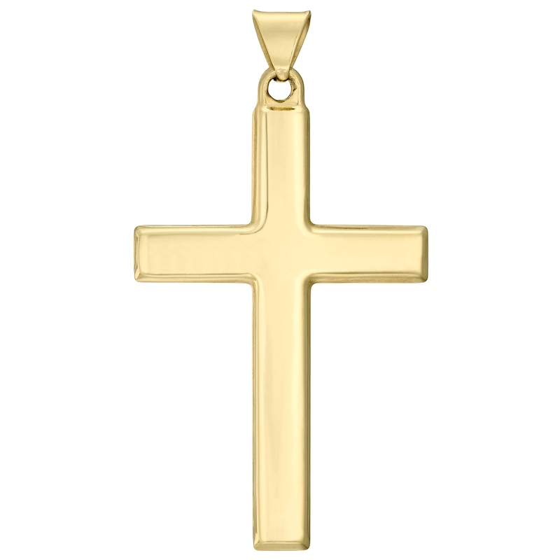 Main Image 1 of 9ct Yellow Gold Cross (No Chain)