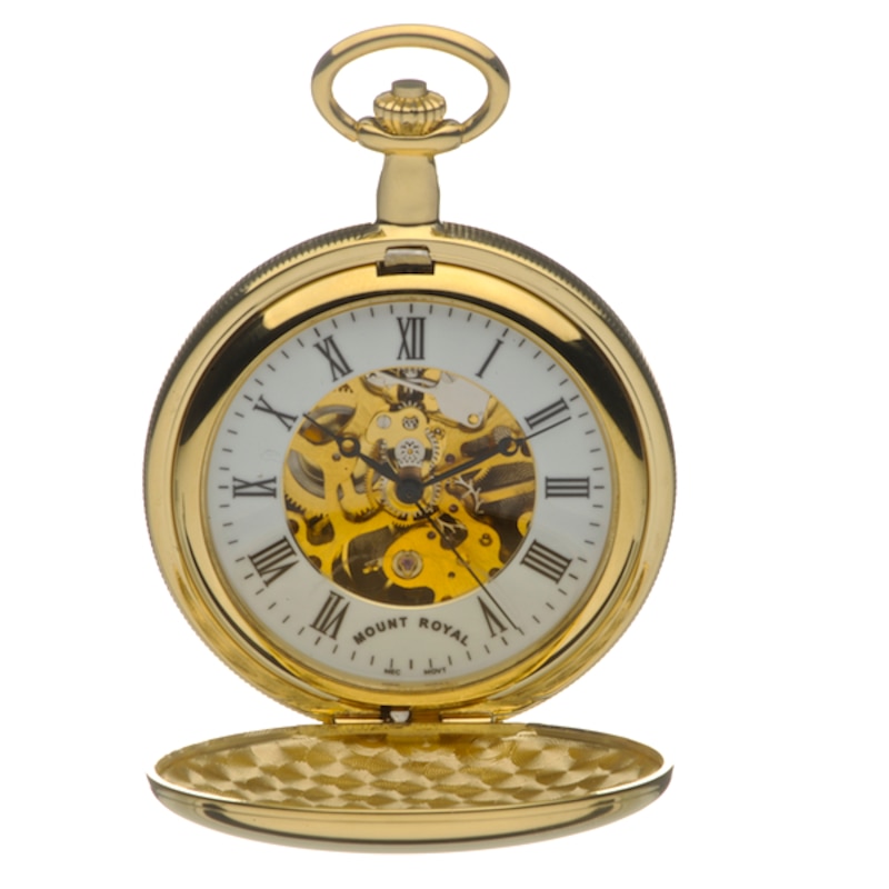 Main Image 3 of Men's Double Opening Hunter Pocket Watch