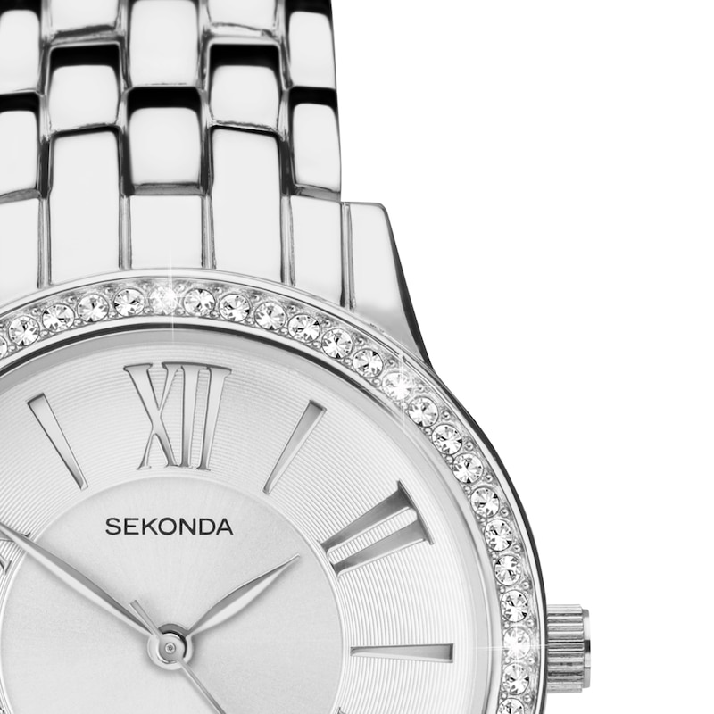 Main Image 2 of Sekonda Charlotte Ladies' Silver Tone Bracelet Watch