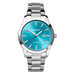 Sekonda Taylor Ladies' Blue Dial Stainless Steel Bracelet Watch