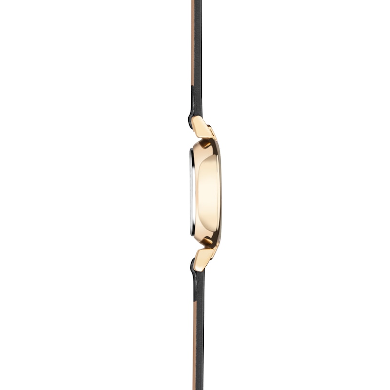Main Image 4 of Sekonda Mills Ladies Black Leather Strap Watch