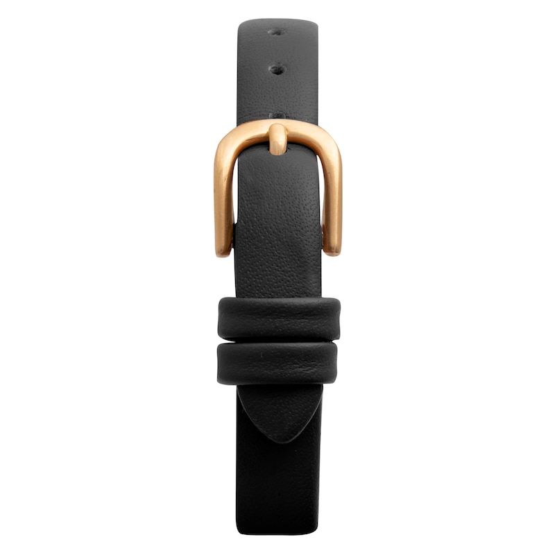 Main Image 5 of Sekonda Mills Ladies Black Leather Strap Watch