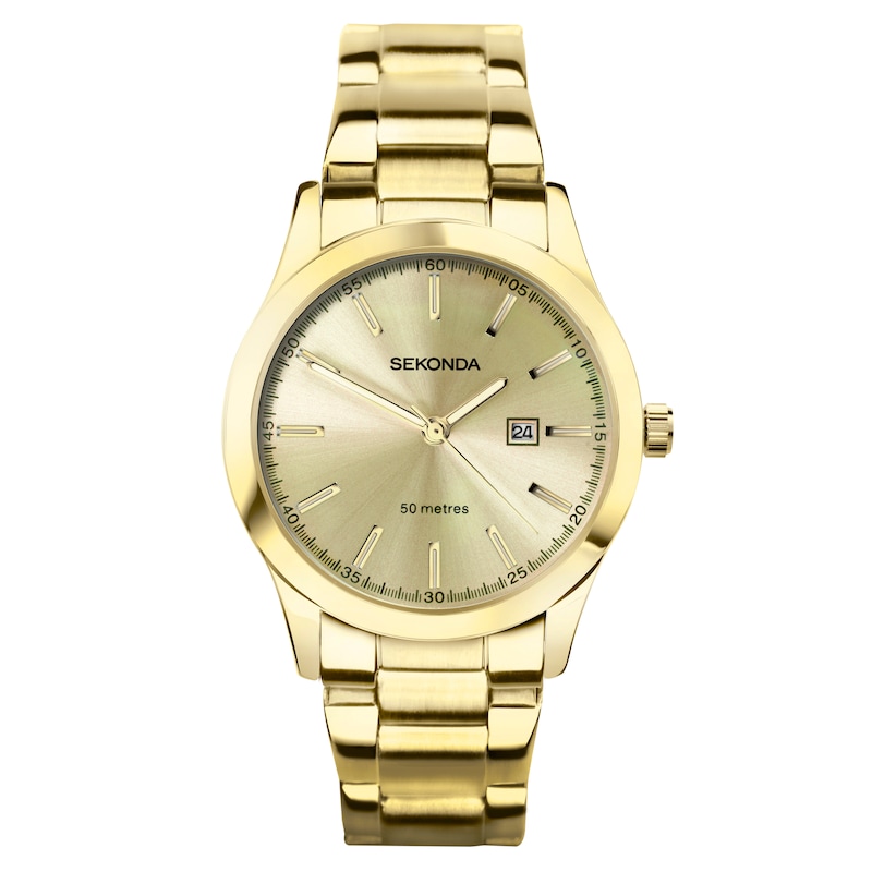 Main Image 1 of Sekonda Taylor Ladies' Gold Dial Gold Tone SS Bracelet Watch