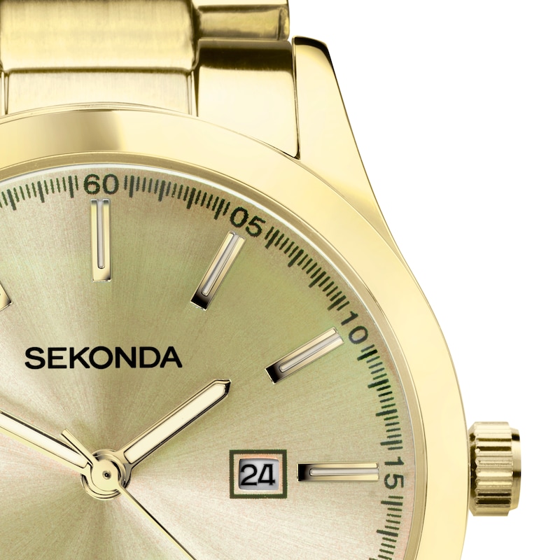 Main Image 2 of Sekonda Taylor Ladies' Gold Dial Gold Tone SS Bracelet Watch