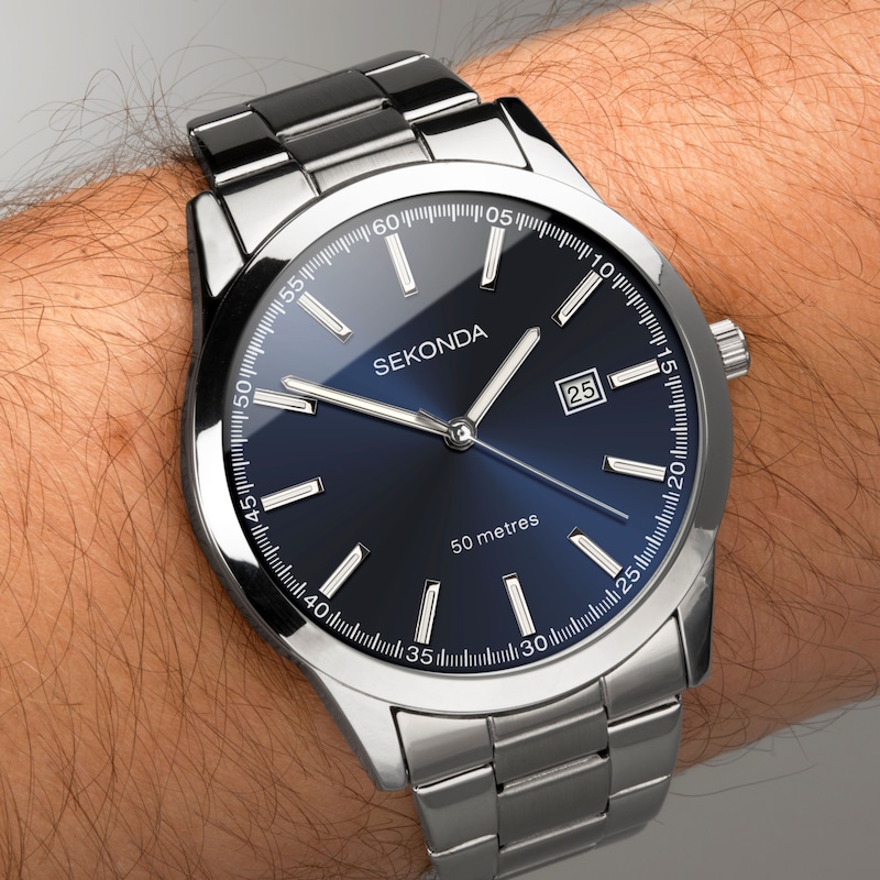 Main Image 7 of Sekonda Taylor Men's Stainless Steel Bracelet Watch