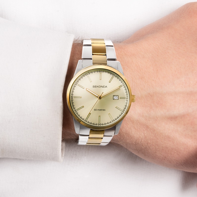 Main Image 7 of Sekonda Taylor Men's Two Tone Bracelet Watch