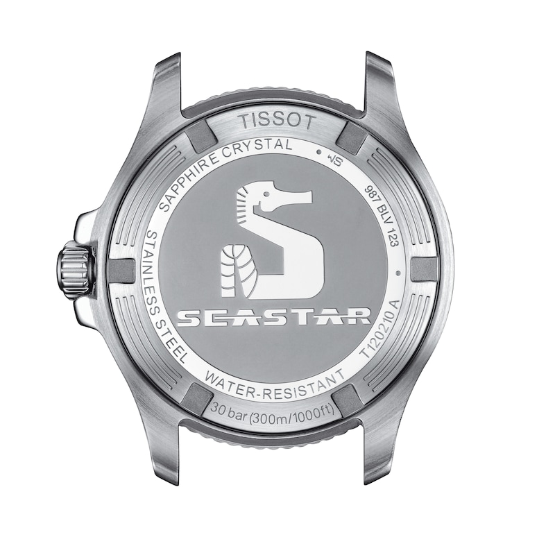 Tissot Seastar 1000 Quartz Black Dial Stainless Steel Bracelet Watch