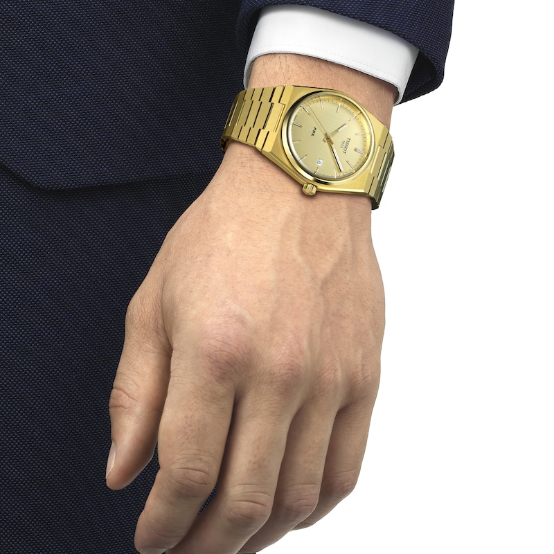 Tissot PRX Men's Gold Tone Bracelet Watch
