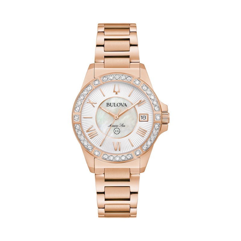 Main Image 1 of Bulova Marine Star Ladies' Rose Gold Tone Bracelet Watch