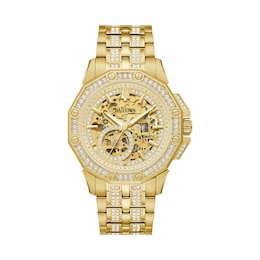 Bulova Octava Automatic Men's Gold Tone Bracelet Watch