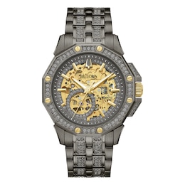 Bulova Octava Automatic Men's Grey Ip Bracelet Watch