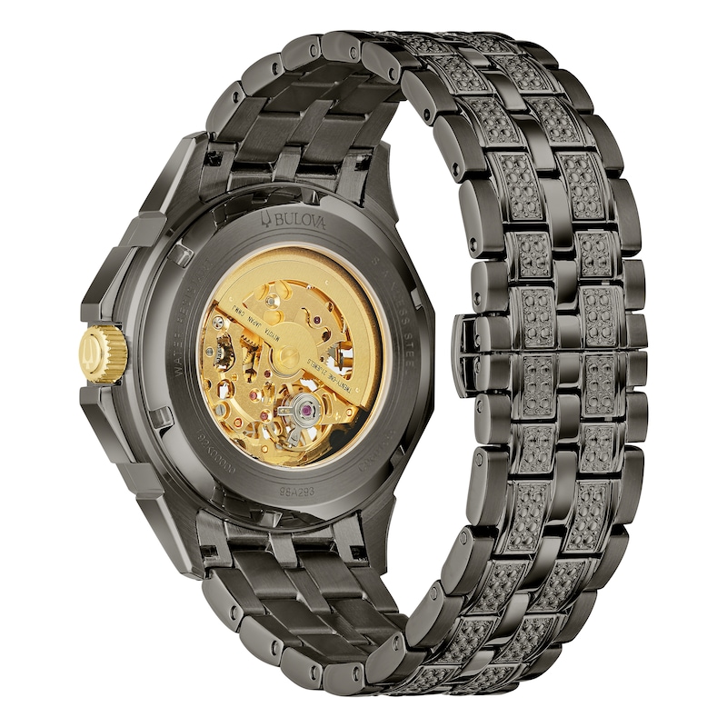 Main Image 3 of Bulova Octava Automatic Men's Grey Ip Bracelet Watch
