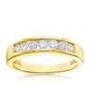 Thumbnail Image 1 of 9ct Yellow Gold 0.50ct Diamond Channel Set Eternity Ring