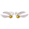 Thumbnail Image 0 of Harry Potter Silver Crystal Golden Snitch Earrings