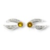 Thumbnail Image 2 of Harry Potter Sterling Silver Crystal Golden Snitch Earrings