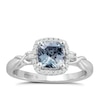 Thumbnail Image 0 of Emmy London 18ct White Gold Aquamarine & 0.10ct Diamond Ring