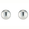 Thumbnail Image 1 of 9ct White Gold 4mm Ball Stud Earrings