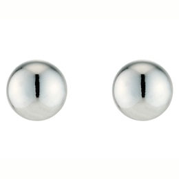 9ct White Gold 4mm Ball Stud Earrings