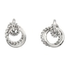 Thumbnail Image 1 of Hot Diamonds Sterling Silver Interlocking Hoop Earrings