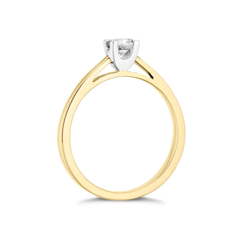 Main Image 2 of The Forever Diamond 18ct Gold 0.25ct Diamond Ring