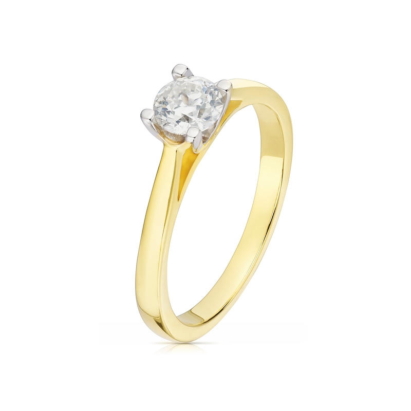Main Image 2 of The Forever Diamond 18ct Yellow Gold 0.50ct Diamond Solitaire Ring