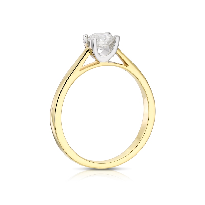 Main Image 3 of The Forever Diamond 18ct Yellow Gold 0.50ct Diamond Solitaire Ring