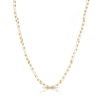 Thumbnail Image 0 of Sterling Silver & 18ct Gold Plated Vermeil Adjustable Beaded Chain Necklace