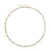 Thumbnail Image 2 of Sterling Silver & 18ct Gold Plated Vermeil Adjustable Beaded Chain Necklace
