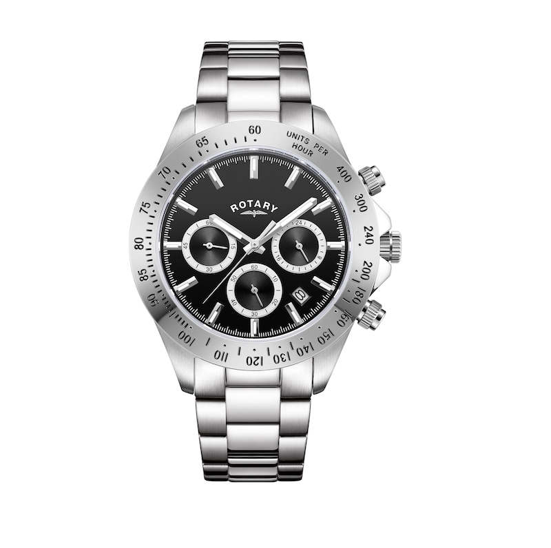 Main Image 1 of Rotary Men's Exclusive Stainless Steel Bracelet Watch