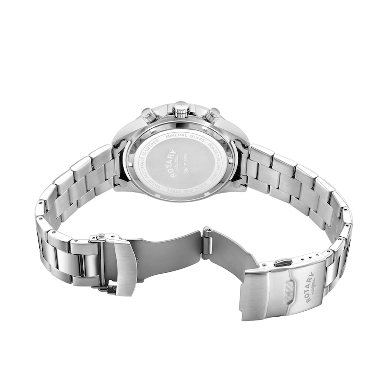 Main Image 3 of Rotary Men's Exclusive Stainless Steel Bracelet Watch