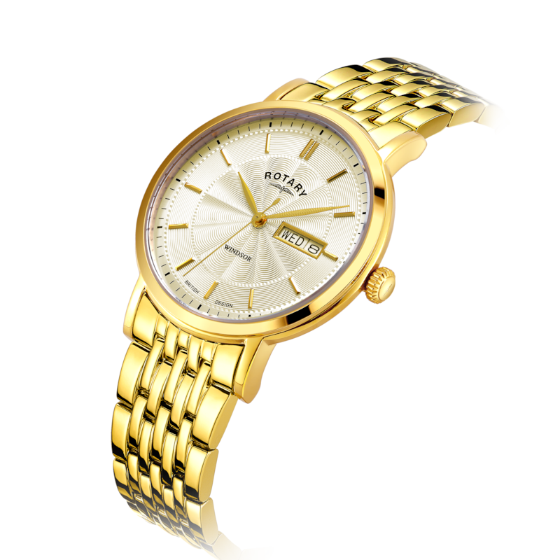 Main Image 3 of Rotary Windsor Men's Exclusive Stainless Steel Watch